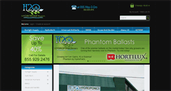 Desktop Screenshot of h2ohydroponics.com